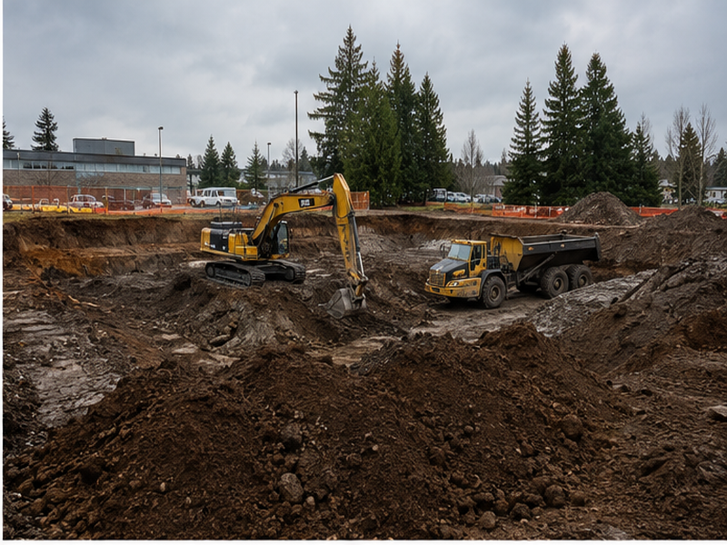 Commercial Land Clearing & Site Prep in Federal Way — Bulk excavation