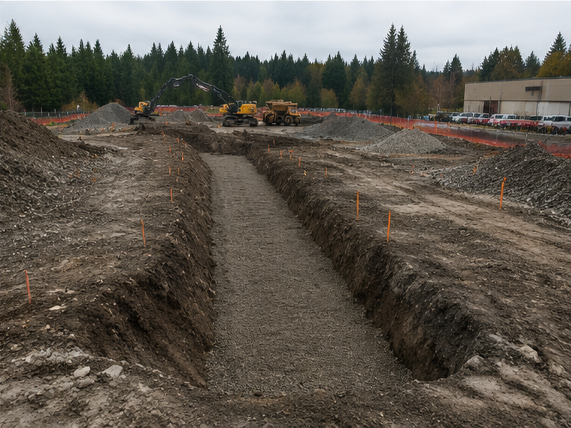 Commercial Land Clearing & Site Prep in Federal Way — proof detail