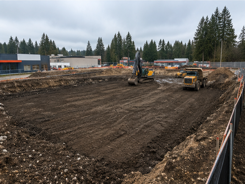 Demolition & Soil Removal in Federal Way — Finished grade
