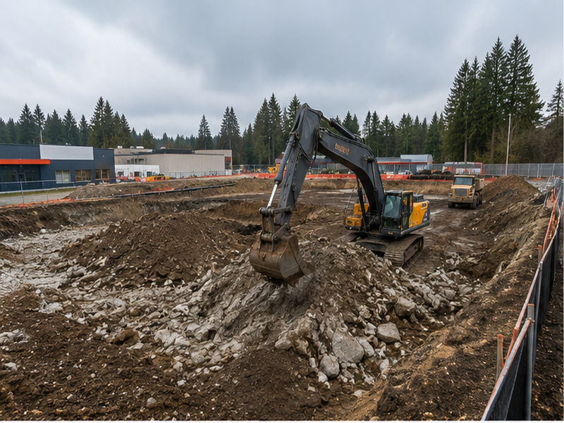 Demolition & Soil Removal in Federal Way — Locate & layout