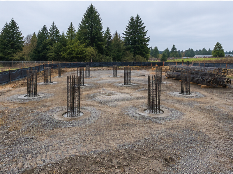 Commercial Auger Cast Piles in Washington & Oregon — proof detail