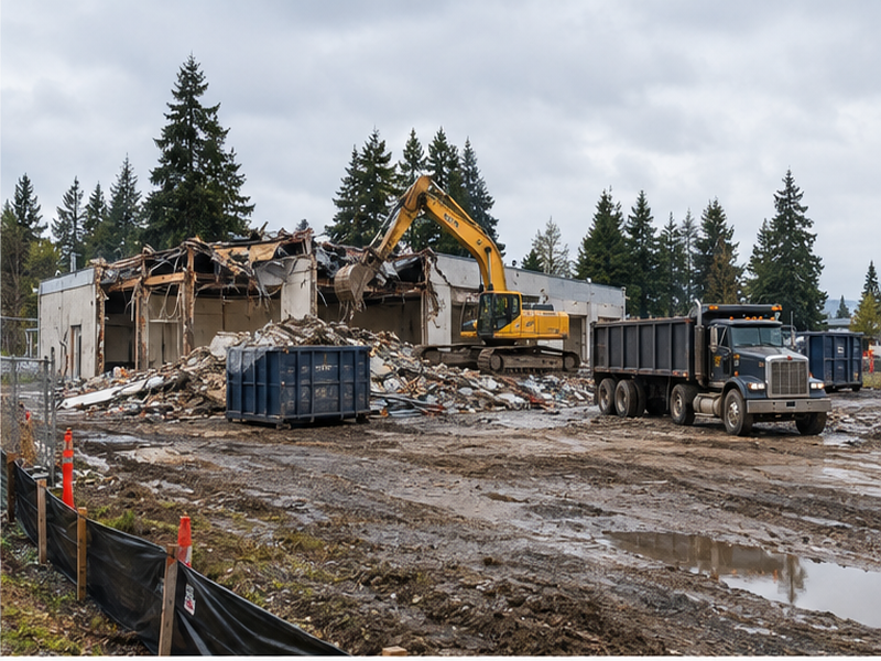 Demolition Site — Demo started