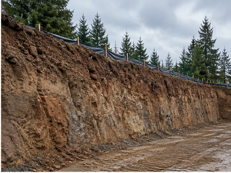 Excavation Contractor — Cut face detail