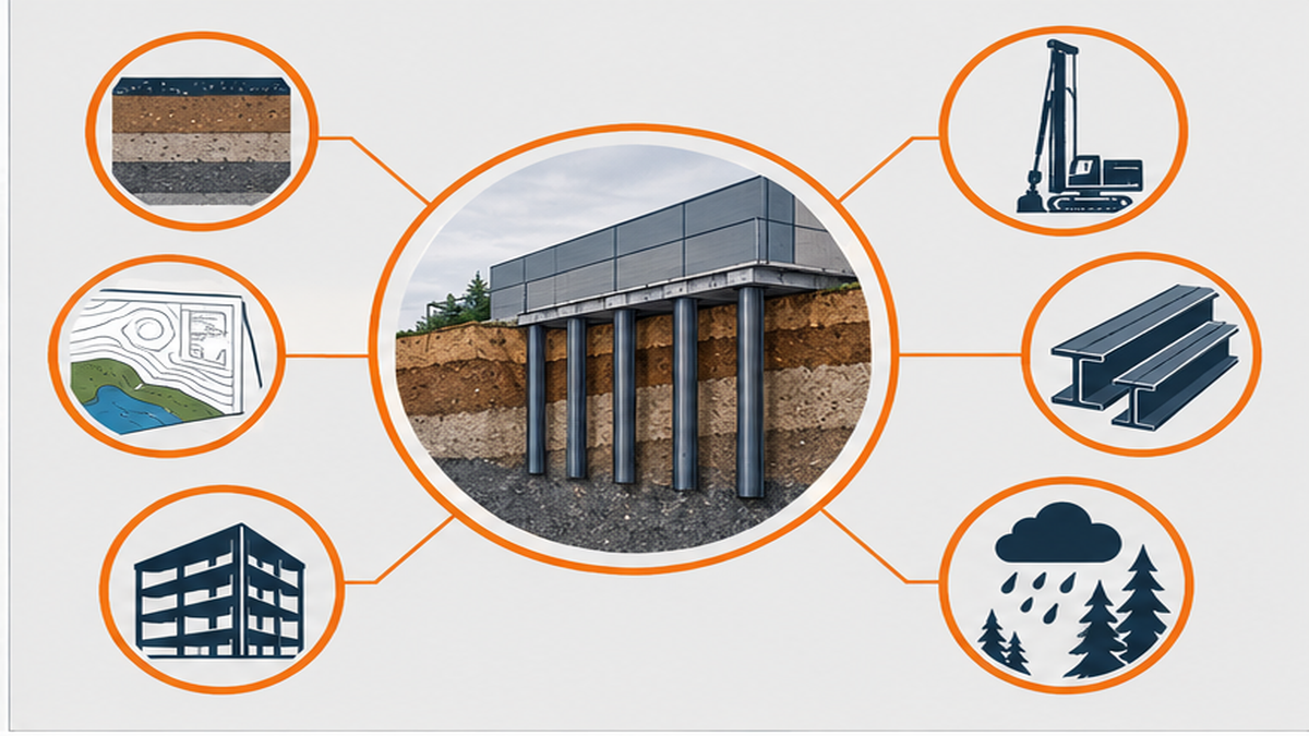Primary Variables That Drive Your Estimate — foundation needs piles cost per square foot