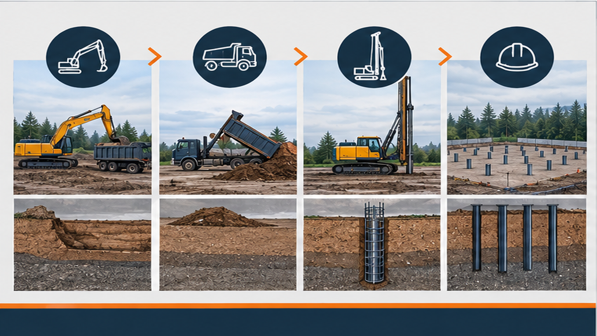 What a Professional Earthworks Quote Covers — foundation needs piles cost per square foot