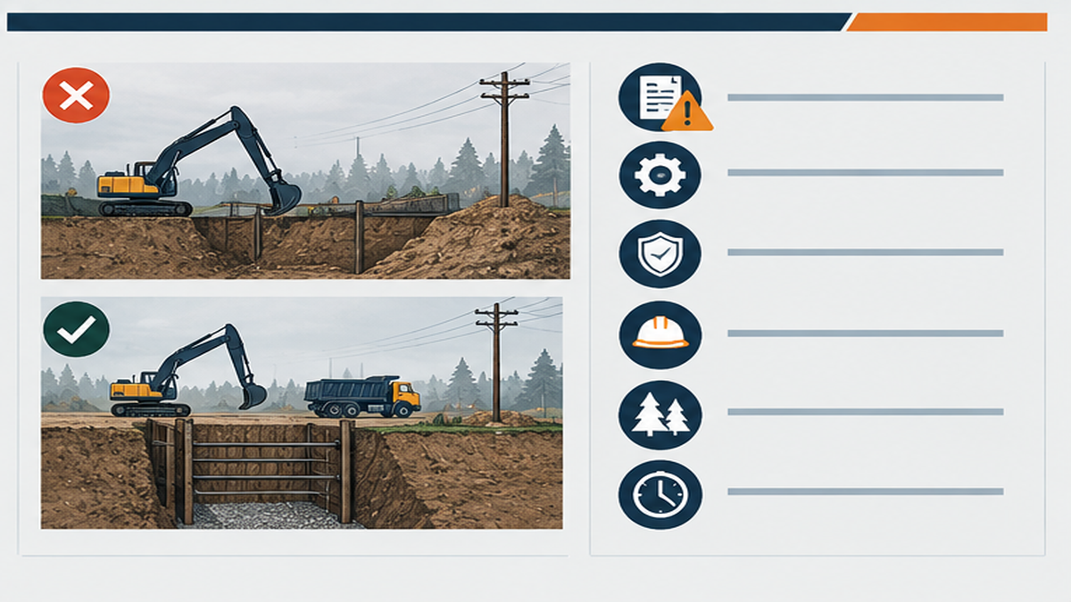 The Reality of Cut-Rate Earthworks Bids — utility pole cost installation