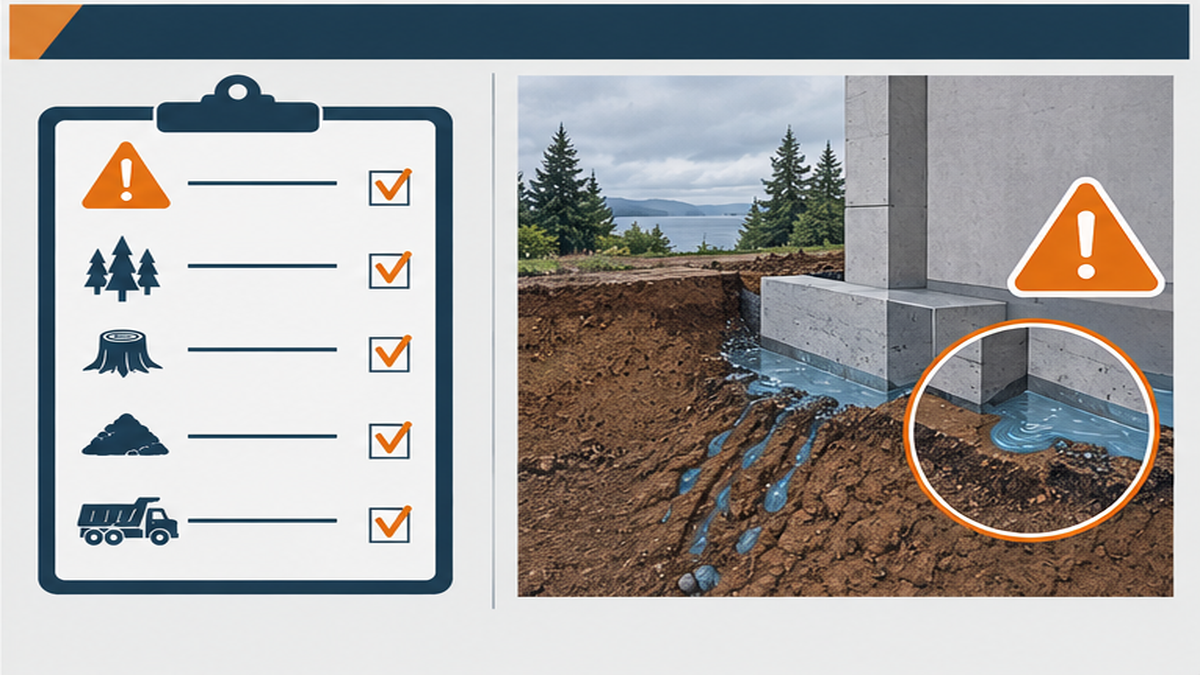 The Risks of Accepting the Lowest Bid — water pooling near foundation cost washington state