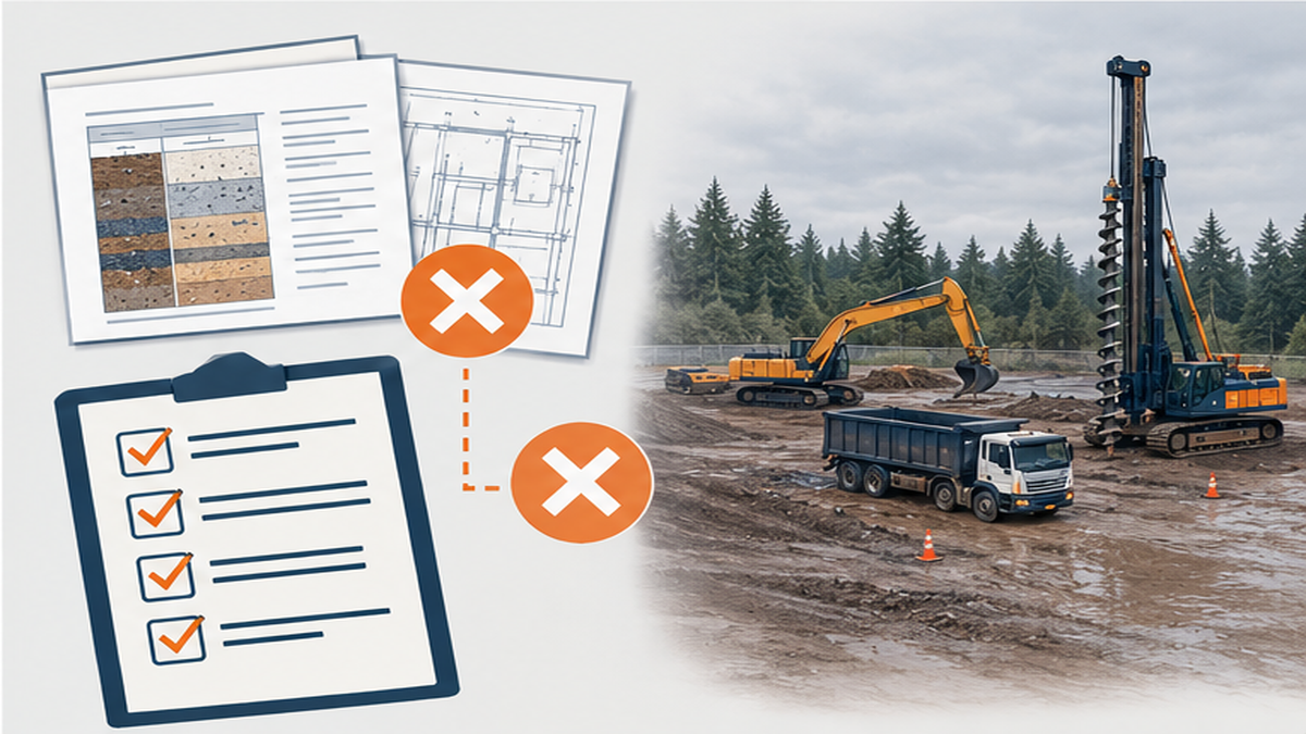 Common Mistakes During Site Preparation — auger cast pile installation
