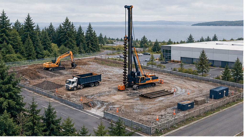 Auger Cast Pile Installation — auger cast pile installation
