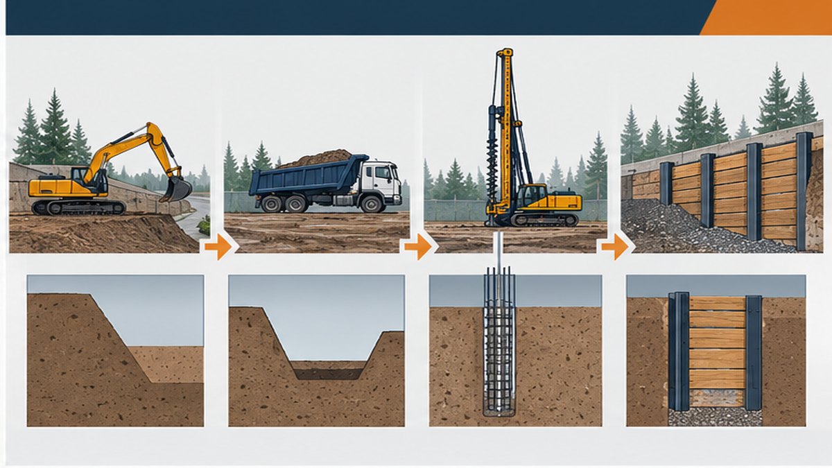 What Goes Into Structural Ground Stabilization — building a retaining wall