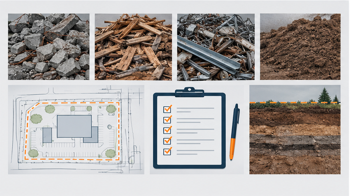 Key Planning Decisions for Developers and GCs — construction debris