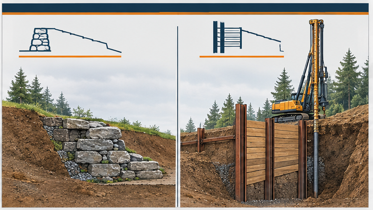 Practical Guidance on Site Retention — dry stack stone wall