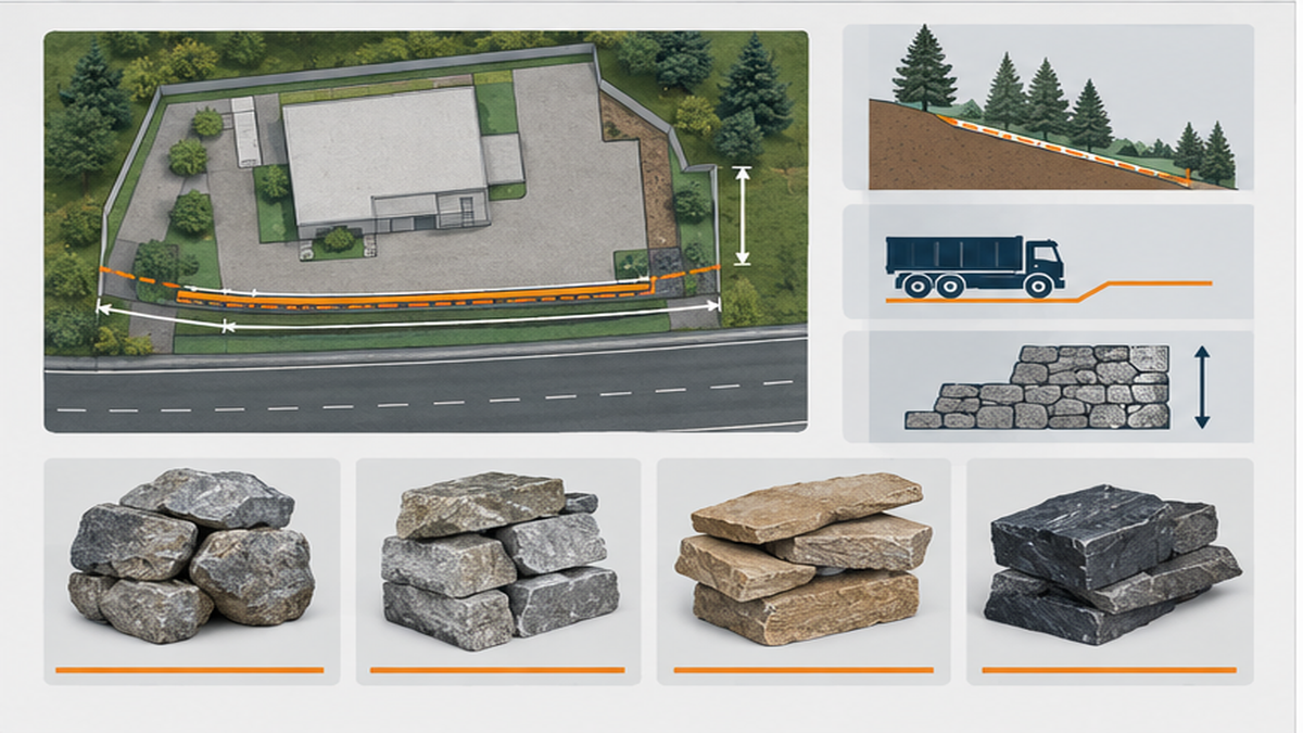 Evaluating Site Constraints and Material Options — dry stone wall construction