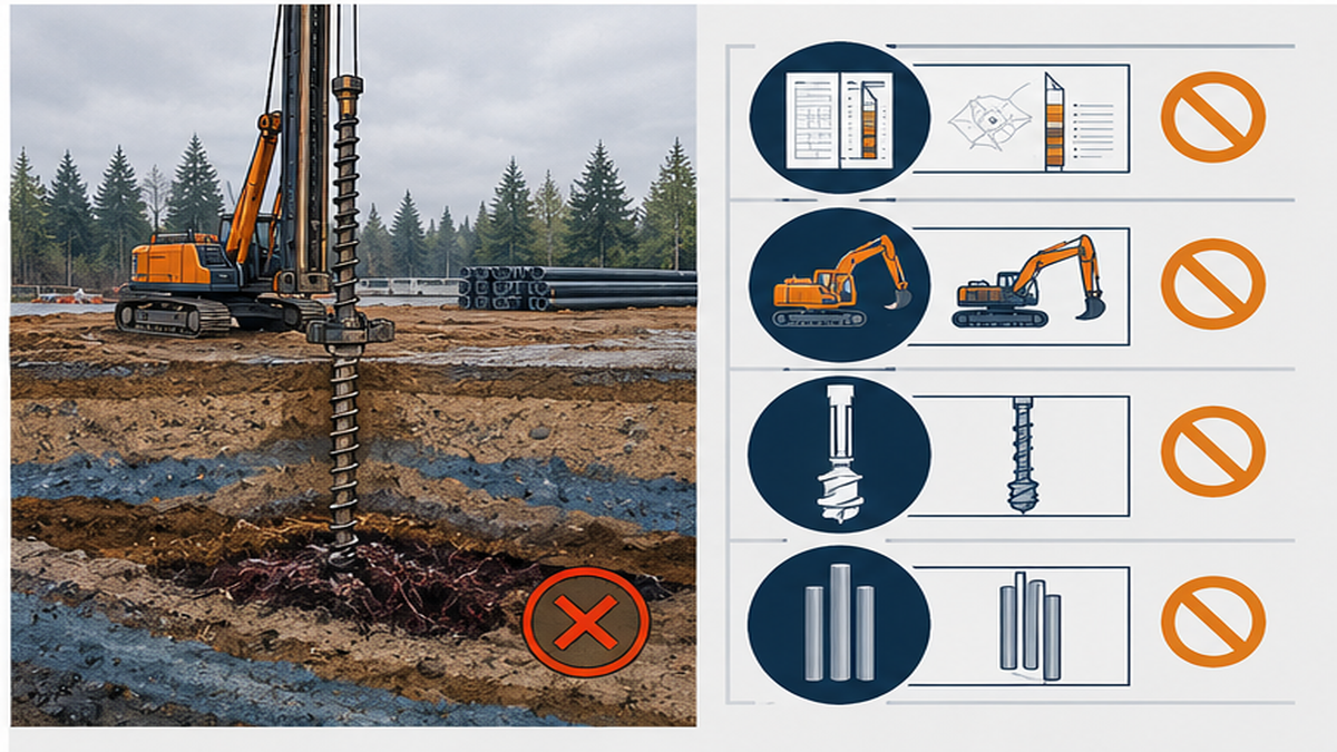 Common Pitfalls in Deep Foundation Projects — foundation needs piles